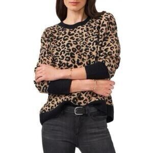 Philosophy Republic Clothing Leopard Print Sweater